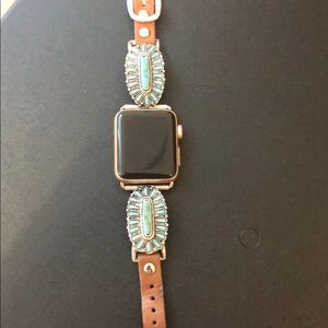Faux turquoise cluster Apple Watch band 38mm